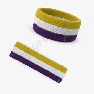Fabricante Profesional de Muñequeras Deportivas Personalizadas para Tenis y Gimnasio, Banda Absorbente de Sudor, Muñequera de Tela de Rizo que Absorbe la Humedad - Product Image 5