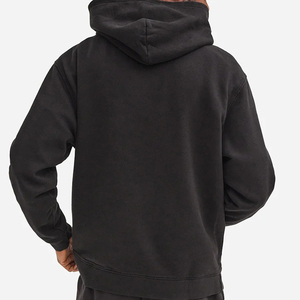 Sudadera con capucha y cremallera para hombre, 100% algodón, ecológica, extragrande, personalizada - Product Image 1