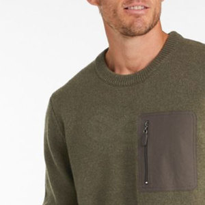 Service OEM : Pull léger, chaud et confortable pour homme, tricoté, vêtements d'hiver sur mesure pour adultes. - Product Image 3