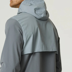 Ensemble de survêtement coupe-vent en nylon pour garçons, nouvelle collection 2026, manches longues, couleur unie, pour hommes - Product Image 5