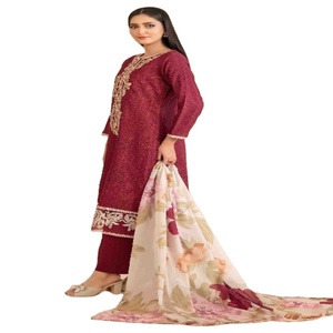 Venta de liquidación Tawakkal Viscosa Shalwar Kamez Dupata Vestido de fiesta Estilo indio pakistaní Traje Niñas Venta al por mayor - Product Image 1