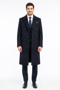 Uniformes d'aviation personnalisés à manches longues pour pilotes et personnel de cabine |   Uniformes d'aviation OEM ODM |   Ensemble de manteaux d'hiver pour hommes, style steward de l'air - Product Image 1
