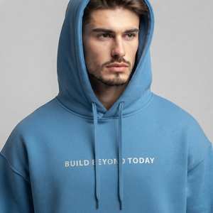 Sudadera con Capucha para Hombre, Cortavientos, Transpirable, 100% Algodón, Forrada, para Invierno, Estilo Urbano, Cómoda y Cálida - Product Image 3