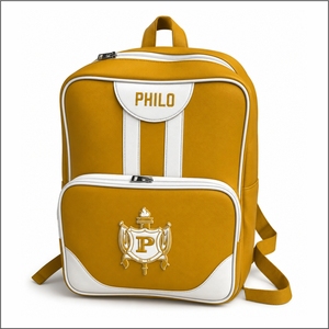 Sigma Gamma Rho Royal Blue Yellow <b>Backpack</b> With Zipper Closure Durable <b>school</b> book bag - Product Image 1