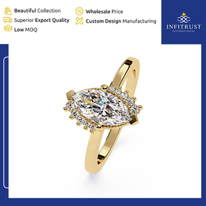Anillos de Diamantes Solitarios de Plata de Ley 925 Hechos a Mano, Estilo Clásico de Compromiso, Alta Demanda, Más Vendidos, con Claridad VVS - Product Image 4