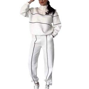 Comprar Conjunto de Sudadera con Capucha para Mujer, Corte Regular, Tallas Grandes, Casual, Deportivo, Color Liso, Ecológico y Transpirable - Product Image 2