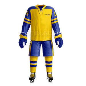 Uniforme de hockey sobre hielo personalizado para hombre, diseñado para entrenamiento, hecho con tela de alto rendimiento para una durabilidad prolongada. - Product Image 4