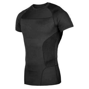High Quality <b>Men's</b> Short Sleeve Rash Guard <b>Compression</b> <b>Shirt</b> MMA BJJ Jiu Jitsu Gym Fitness Training Quick Dry Athletic Sports Te - Product Image 3