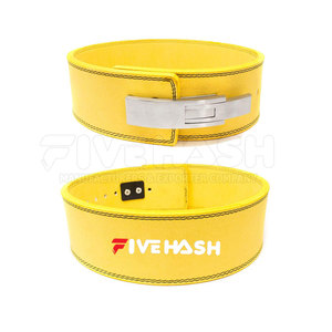 Ceinture de musculation en cuir de vachette avec boucle à levier pour haltérophilie et entraînement de la taille - Product Image 6
