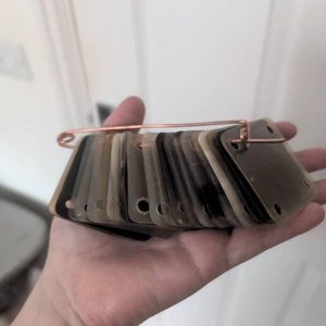 Handmade Waterproof Buffalo Horn <b>Weaving</b> <b>Tablets</b> with Antique Imitation Design for <b>Tablet</b> <b>Weaving</b> Loom Craft and Home Decoration - Product Image 1