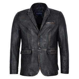 Blazer de Cuero Napa 100% Genuino Personalizado para Hombre, Corte Moderno, Marca Privada OEM, Venta al Por Mayor, Estilo Premium de Cuero Suave - Product Image 6