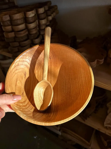 Tazón de Madera para Restaurante – Tazones de Madera para Servir, Vajilla de Madera para Catering, Decoración de Mesa Rústica y Ecológica - Product Image 5