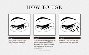 Extensión de pestañas de etiqueta privada OEM pegamento removedor de crema de pestañas 15g - Product Image 5