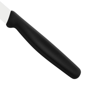 Cuchillos para carne modernos con mango ergonómico negro y hoja de acero inoxidable lisa para el hogar, cocina, restaurante y corte de carne - Product Image 5