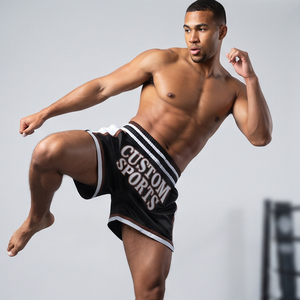 Pantalones Cortos de Muay Thai Personalizados con Bordado de Alta Calidad, Pantalones Cortos de Boxeo Muay Thai para Hombre, Pantalones Cortos de Muay Thai y Kickboxing - Product Image 3