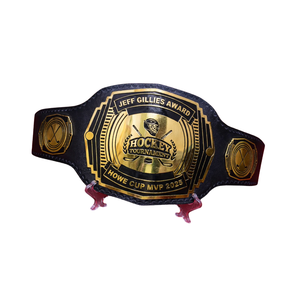 Jeff Gillies Award Hockey Tournament Belt Howe Cup MVP 2025 Customizable Championship Title Belt Premium Design - Product Image 6