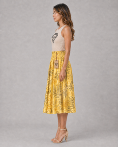 Women New Hawaiian Tropical Floral Autumn Maxi <b>Skirt</b> Beach Vacation Casual Lightweight Flowy <b>Skirt</b> Wear Cheap Price OEM - Product Image 3