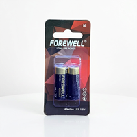 Pasokan Pabrik OEM Baterai Alkaline LR1 N 1.5V Daya Tahan Lama 1150mAh Remote Control Grosir Label Pribadi Kemasan Kustom