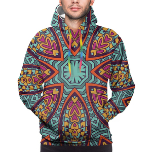 Sweat-shirt en polaire polyester avec broderie 3D personnalisée et impression par sublimation respirante pour homme, streetwear d'hiver - Product Image 1
