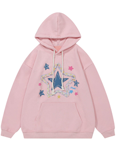 Chaqueta con Capucha para Mujer, Personalizada, con Cierre Frontal, Manga Regular, 100% Algodón, Estilo Urbano, Holgada, para Invierno, Otoño y Primavera - Product Image 6
