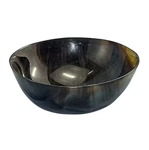 Tazón de Cuerno Hecho a Mano para Servir Ensaladas, Fabricante Mayorista, Nuevo Diseño, Tazón de Cuerno de Búfalo con Acabado Artesanal para Servir Ensaladas - Product Image 4