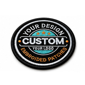 Prix d'usine – Écussons brodés personnalisés à coudre, badges tissés, appliques auto-agrippantes pour vêtements, sacs, casquettes et accessoires - Product Image 1