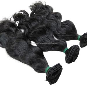 Vente en gros d'extensions de cheveux 100% humains Remy Double trame sans pertes de cheveux lâche vague profonde Bodywave cuticule alignée naturel indonésien - Product Image 2