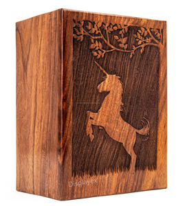 Urnes en bois professionnelles adultes de cendres humaines soutenant des urnes en bois personnalisées - Product Image 3