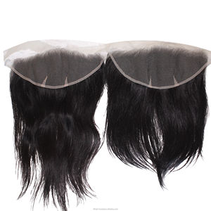 El mejor cabello humano natural frontal, liso o con textura, con buena cutícula alineada, cabello humano virgen de longitud larga con tamaño de gorro pequeño. - Product Image 2