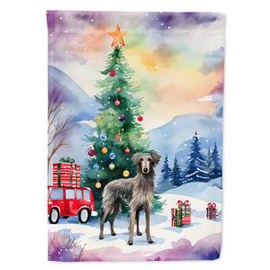 Écossais Deerhound Noël Jardin Drapeau Multicolore Décoratif Yard Drapeau Bannière pour Patio Oeuvre pour Lits De Fleurs Boîte Aux Lettres Décor - Product Image 1
