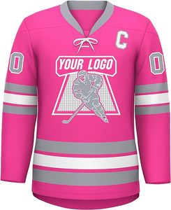 2026 New Ice Hockey Jersey Men Sublimated Polyester Custom <b>Blank</b> Hockey Jersey Practice Custom Design Ice Hockey Jersey - Product Image 3