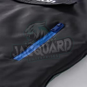 Veste coupe-vent en satin personnalisée, vêtements d'extérieur pour l'automne et l'hiver avec logo brodé de haute qualité - Product Image 5