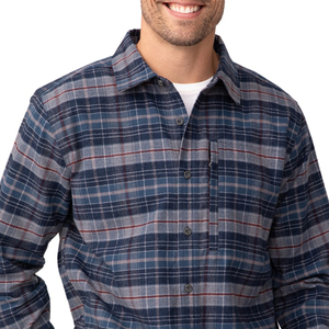 Hot Sale Heavyweight Cotton <b>Flannel</b> <b>Shirts</b> <b>Men</b> Custom Logo Turn Collar Custom Design Color Casual Breathable Quick Dry Autumn - Product Image 3