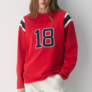 Custom Women's Summer 100% Cotton Oversized Long Sleeve T-<b>Shirt</b> With Logo & Embroidery Breathable Soft Women Plus Size T-<b>shirt</b> - Product Image 1