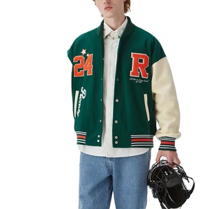 Chaqueta universitaria de invierno de poliéster 100%, chaqueta de Letterman de piloto de vuelo Original para procesamiento recubierto de primavera - Product Image 1