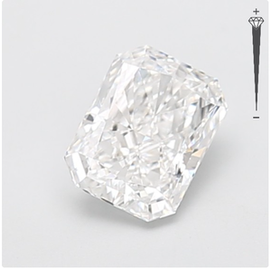 Diamante Cultivado en Laboratorio con Certificación IGI, Corte Radiante de 1.21 CT, Color D, Claridad VVS2, CVD LG 803658279, ROYAL GEMS SUPER, para Joyería - Product Image 4