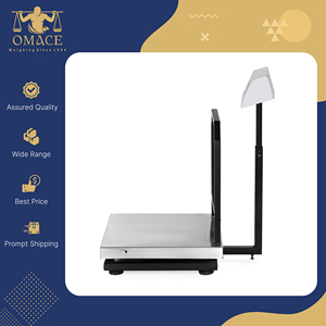 Nueva llegada, báscula comercial digital de acero inoxidable de 400x400 mm, marca ACE, la más vendida, capacidad de 120 kg, 1 año de garantía. - Product Image 4