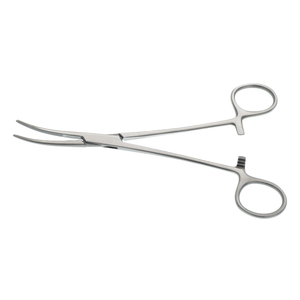 Pinzas para amígdalas Sawtell de 7 1/2″ con curva completa y anillo cerrado, de acero inoxidable, instrumento quirúrgico de agarre para otorrinolaringología, herramienta de precisión - Product Image 2