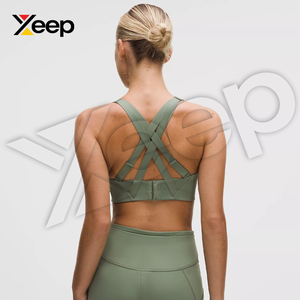 XEEP สปอร์ตบราโยคะคุณภาพสูงสำหรับผู้หญิง รุ่น XC-SB-61 สายรัดปรับได้ ระบายอากาศดี แผ่นรองถอดออกได้ รองรับได้ดี แห้งเร็ว - Product Image 2