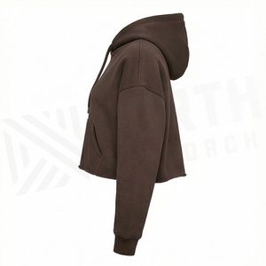 Elegant Women's Customized Color Hoodies Classic Solid Long Sleeve Soft Cotton <b>Blend</b> Fabric Spring Autumn Fashion Top - Product Image 3