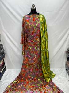 Colección A.K.TRENDY, Conjunto Somali Dirac, Tela Maqbal Ecológica, Bordado Elegante, Vestido de Novia Tradicional de Lujo para Niñas - Product Image 5