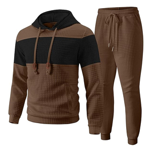 Conjunto Deportivo Informal para Hombre, Sudadera con Capucha de Algodón y Pantalones Deportivos, Ropa Cómoda para Correr a Diario - Product Image 1