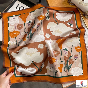 Custom Logo Printed Satin Scarf Wholesale OEM ODM Fashion Service Provider Nigeria Ghana Kenya Congo Senegal Tanzania Private - Product Image 6
