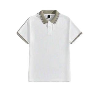 Chemises polo pour hommes, nouvelle collection été, qualité supérieure, design personnalisé, t-shirt polo pour hommes, couleur blanche avec col, différents designs - Product Image 2