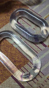 Chaîne en acrylique moderne personnalisée Accents muraux faits à la main en résine ornementale moderne suspendue pour la décoration intérieure Diwali Festival Ready - Product Image 5