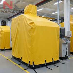 ผ้าใบโพลีทาร์โพลีนขนาดสั่งทำพิเศษ พร้อมเชือกเสริมแรงและพื้นผิวเคลือบสองชั้น สำหรับการใช้งานกลางแจ้งอเนกประสงค์ - Product Image 1