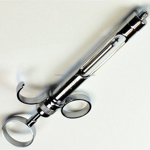 Seringue d'aspiration dentaire hospitalière, seringue à cartouche en acier inoxydable à anneau 2.5, 1.8ML, réutilisable, ensemble d'instruments certifiés ISO, OEM - Product Image 1
