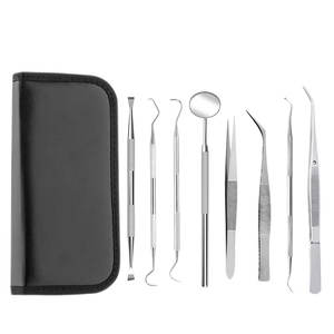 Complete Oral Care Tool <b>Kit</b> With <b>Plaque</b> <b>Remover</b> Tools And Storage Case For Dental Maintenance - Product Image 1