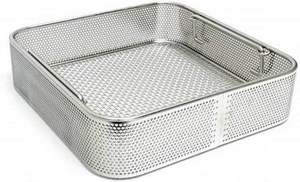 Panier de stérilisation manuel en treillis métallique en acier inoxydable de qualité supérieure pour instruments chirurgicaux d'autoclave médical, plateau CE - Product Image 4