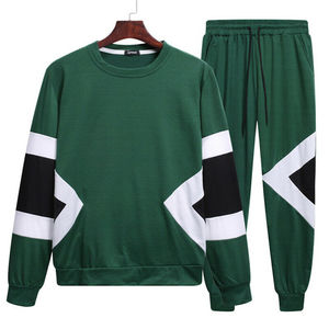 ชุดวอร์มสีดำ เสื้อแขนยาว กางเกงจ็อกเกอร์ ชุดกีฬาสีตัดต่อ ชุดลำลอง - Product Image 4